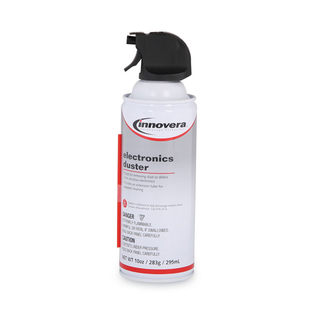 INNOVERA 10010 Compressed Air Duster Cleaner, 10 oz Can