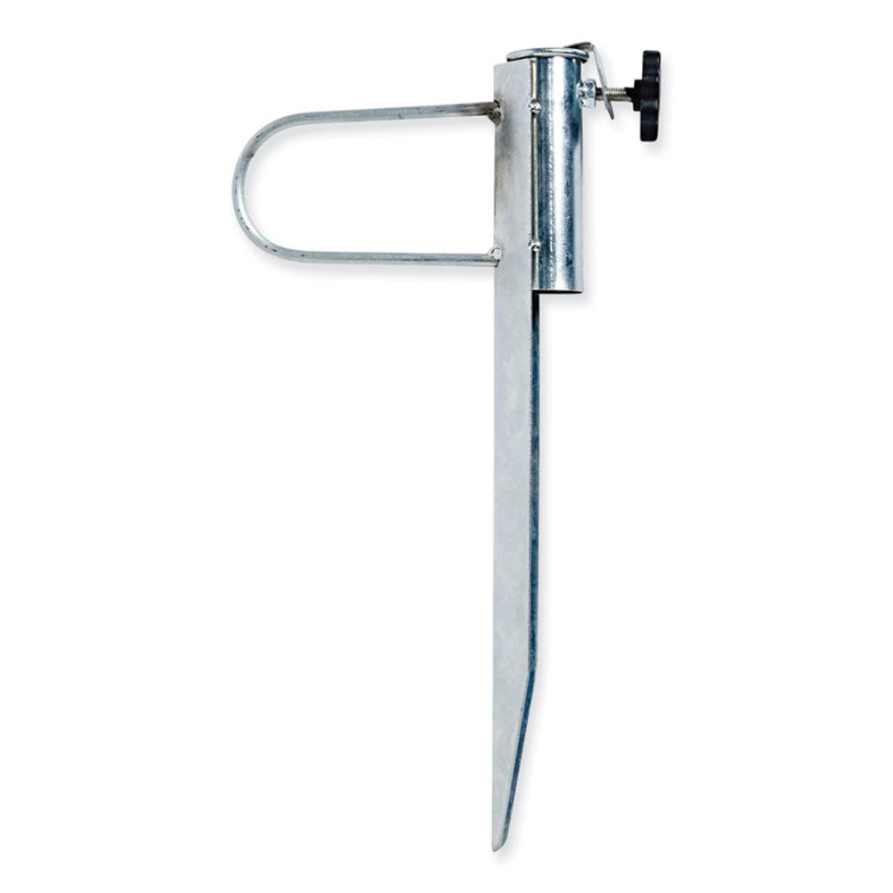 TENACIOUS HOLDINGS, INC. ergodyne® 12992 Shax 6192 Replacement Umbrella Ground Spike, Steel, Silver