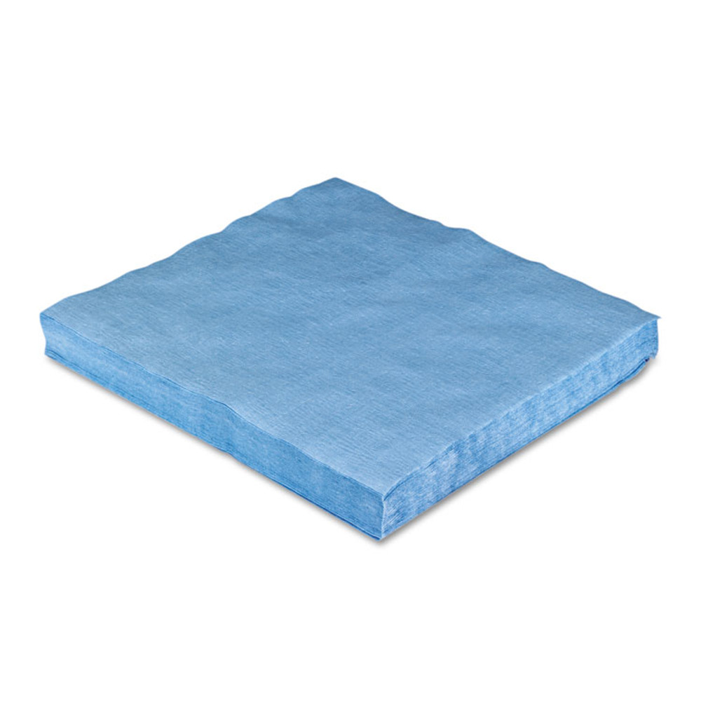 HOSPECO PR811 Sontara EC Engineered Cloths, 12 x 12, Blue, 100/Pack, 10 Packs/Carton