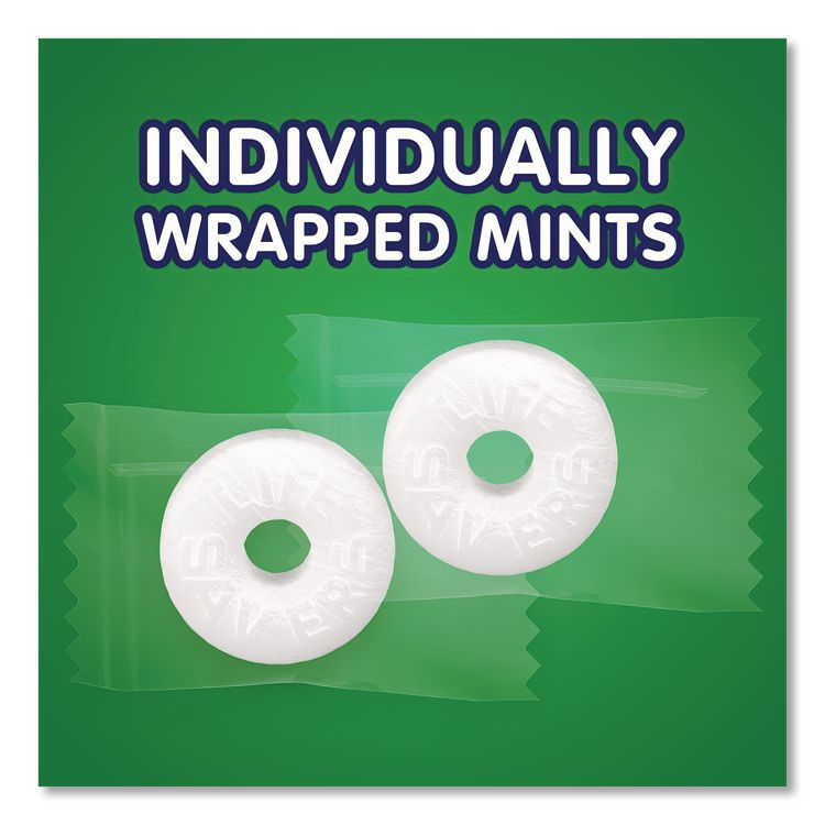 THE WRIGLEY COMPANY LifeSavers® 88504 Hard Candy Mints, Wint-O-Green, Individually Wrapped, 6.25 oz Bag