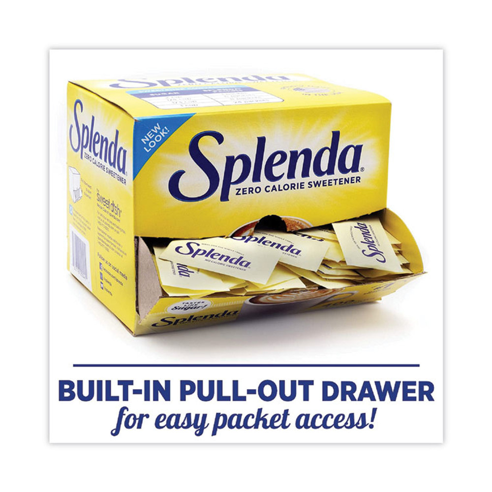 MCNEIL - DIV OF JOHNSON&JOHNSON Splenda® 200411CT No Calorie Sweetener, 0.04 oz Packet, 400/Box, 6 Boxes/Carton