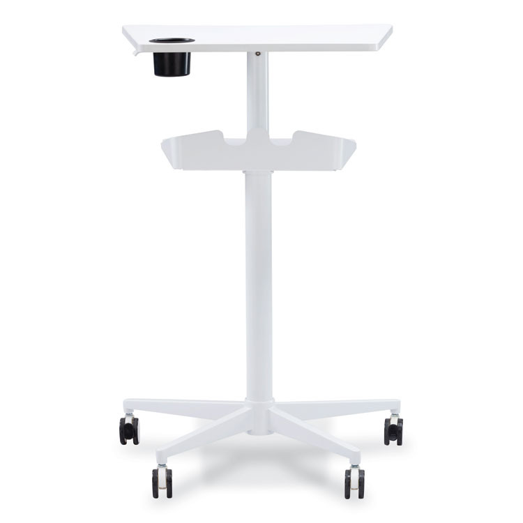 SAFCO PRODUCTS 1944WH VUM Mobile Workstation, 30.75" x 22.28" x 36.12" to 48.25", White