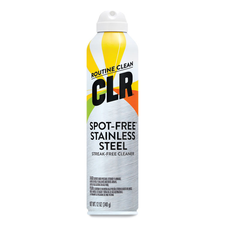 JELMAR, LLC CLR® CSS-12 Spot-Free Stainless Steel Cleaner, Citrus, 12 oz Can, 6/Carton