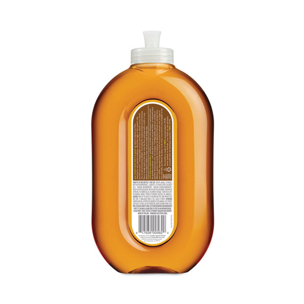 METHOD PRODUCTS INC. 00562 Squirt + Mop Wood Floor Cleaner, Almond Scent, 25 oz Squirt Bottle