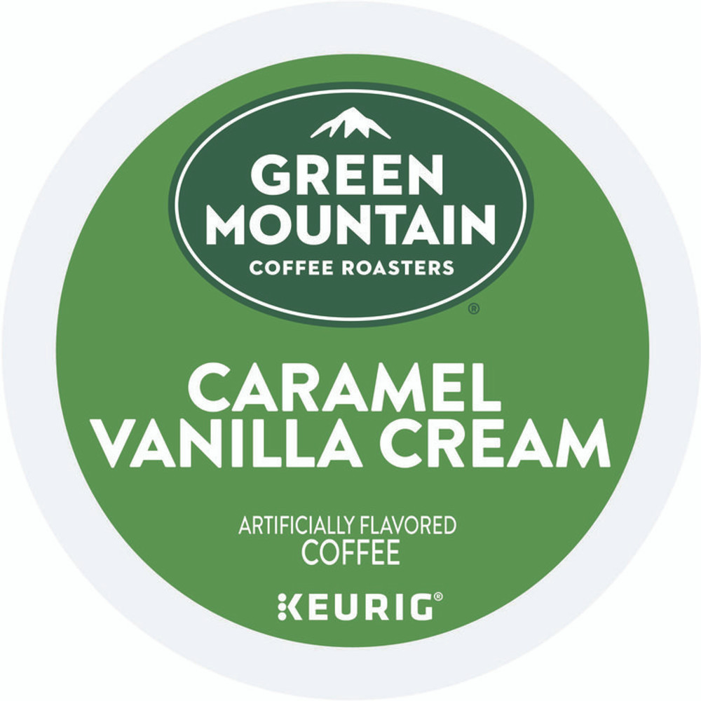 KEURIG DR PEPPER Green Mountain Coffee® 6700CT Caramel Vanilla Cream Coffee K-Cups, 96/Carton