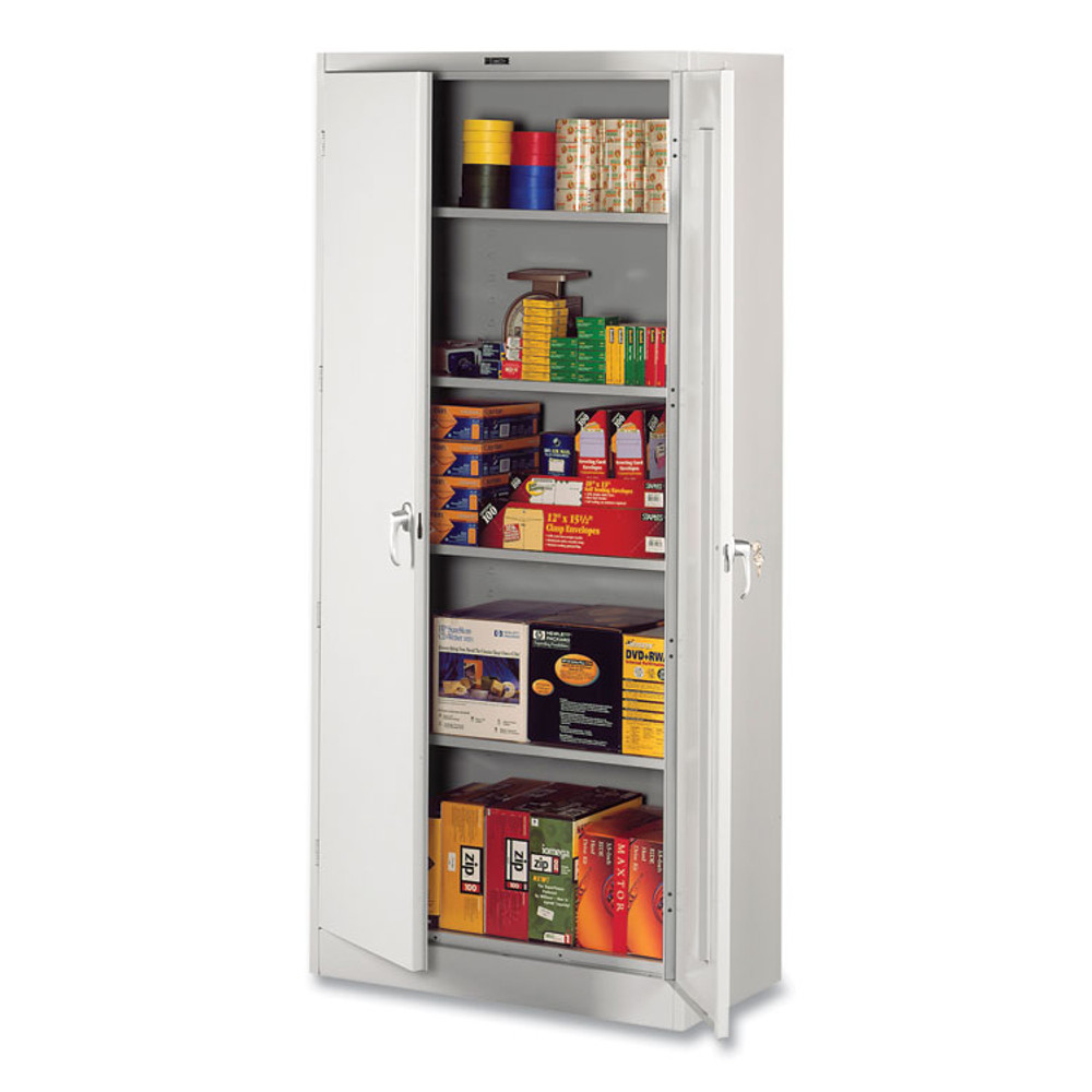 TENNSCO 7824LGY Deluxe Storage Cabinet, 36w x 24d x 78h, Light Gray