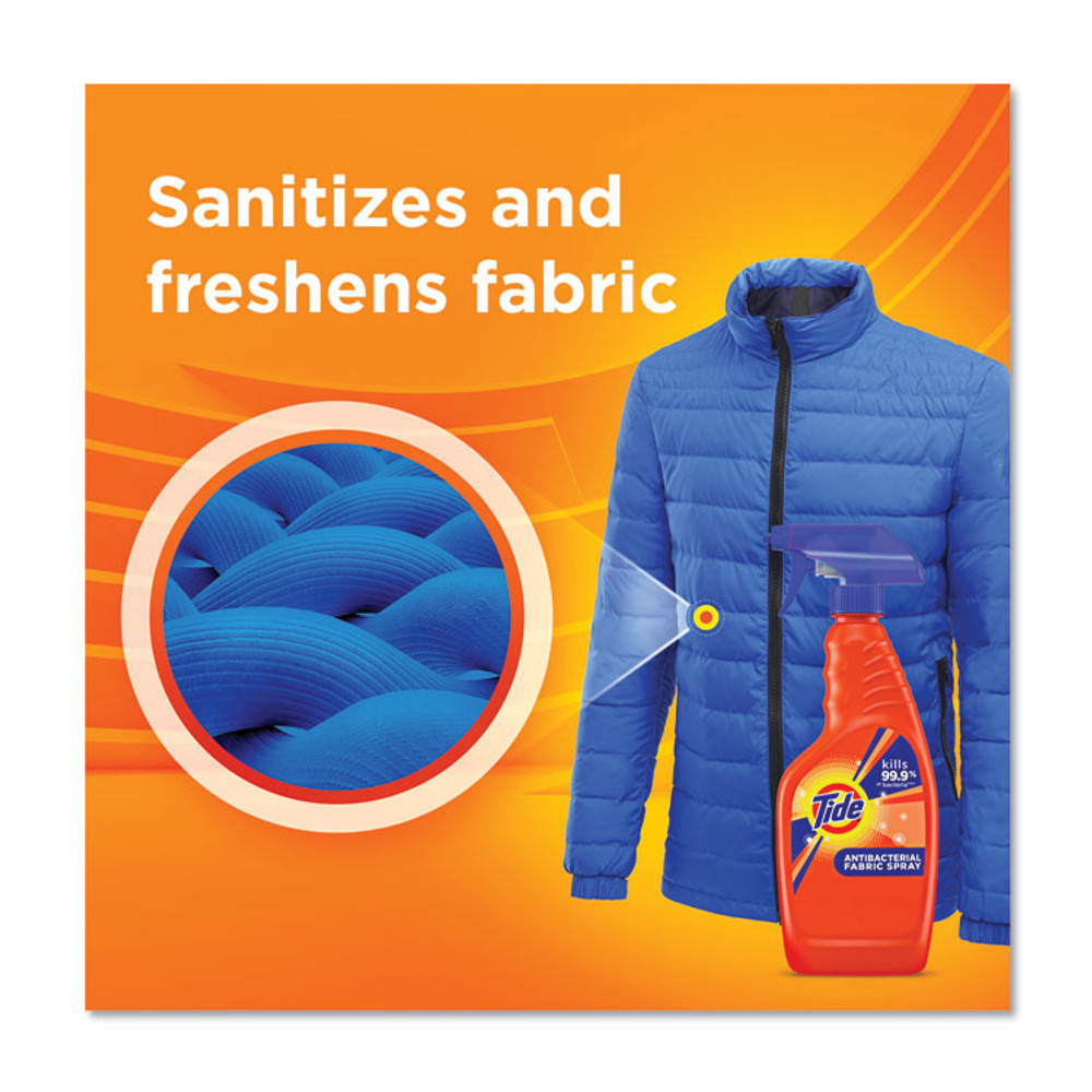 PROCTER & GAMBLE Tide® 76533 Antibacterial Fabric Spray, Light Scent, 22 oz Spray Bottle, 6/Carton