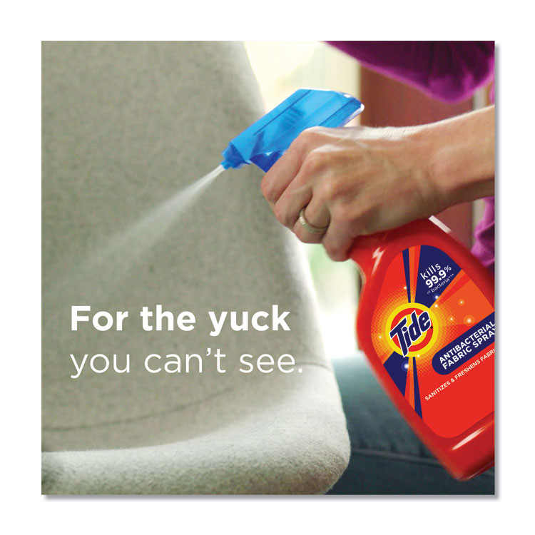 PROCTER & GAMBLE Tide® 76533 Antibacterial Fabric Spray, Light Scent, 22 oz Spray Bottle, 6/Carton