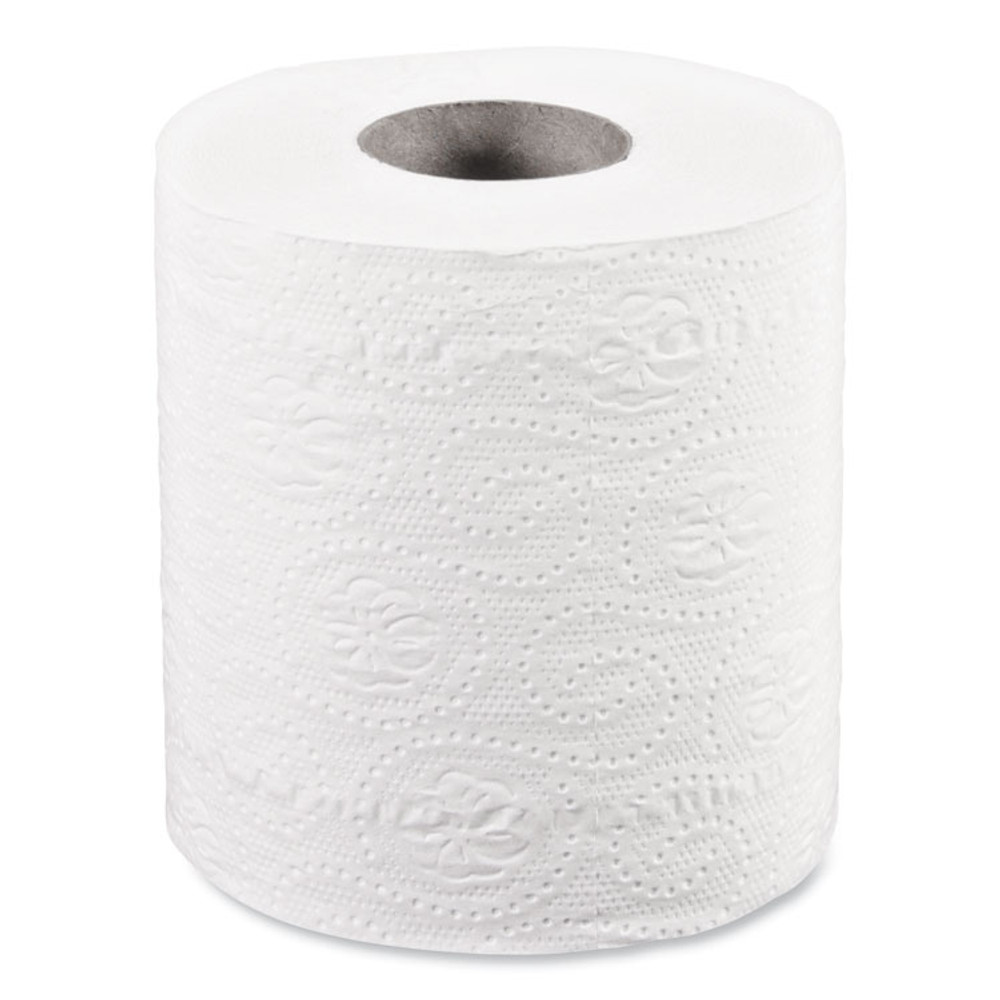 WINDSOFT 2405 Bath Tissue, Individually Wrapped Rolls, Septic Safe, 2-Ply, White, 500 Sheets/Roll, 48 Rolls/Carton