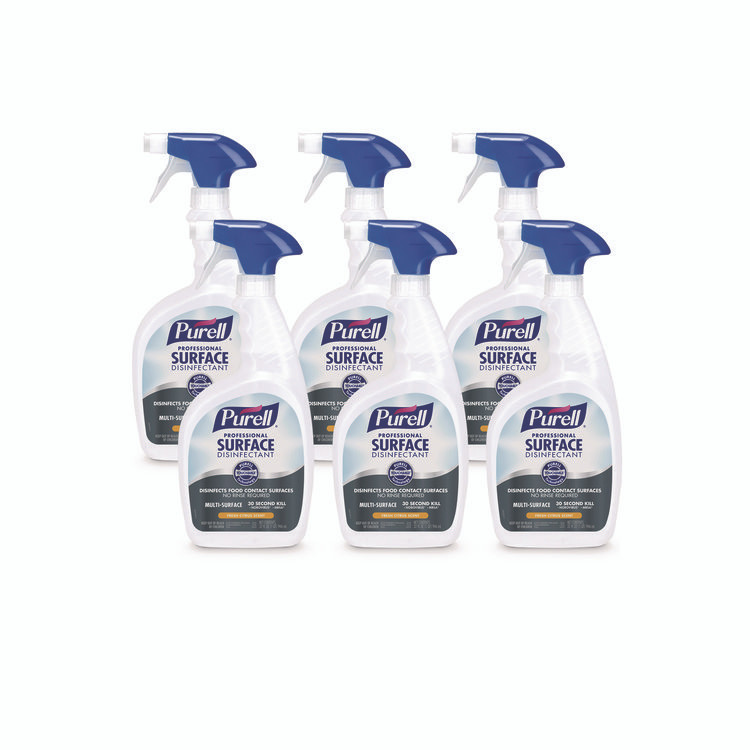 GO-JO INDUSTRIES PURELL® 334206 Professional Surface Disinfectant, Fresh Citrus, 32 oz Spray Bottle, 6/Carton