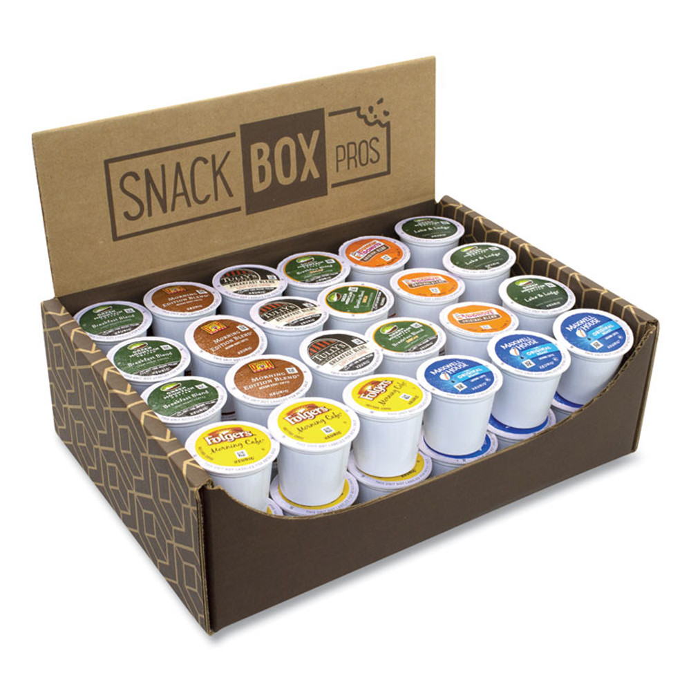 SNACK BOX PROS 70000039 What's for Breakfast K-Cup Assortment, 48/Box