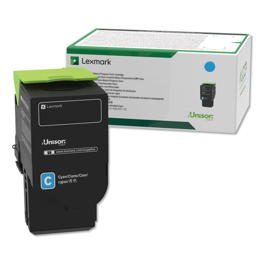 LEXMARK INT'L, INC. 78C10C0 78C10C0 Return Program Toner, 1,400 Page-Yield, Cyan