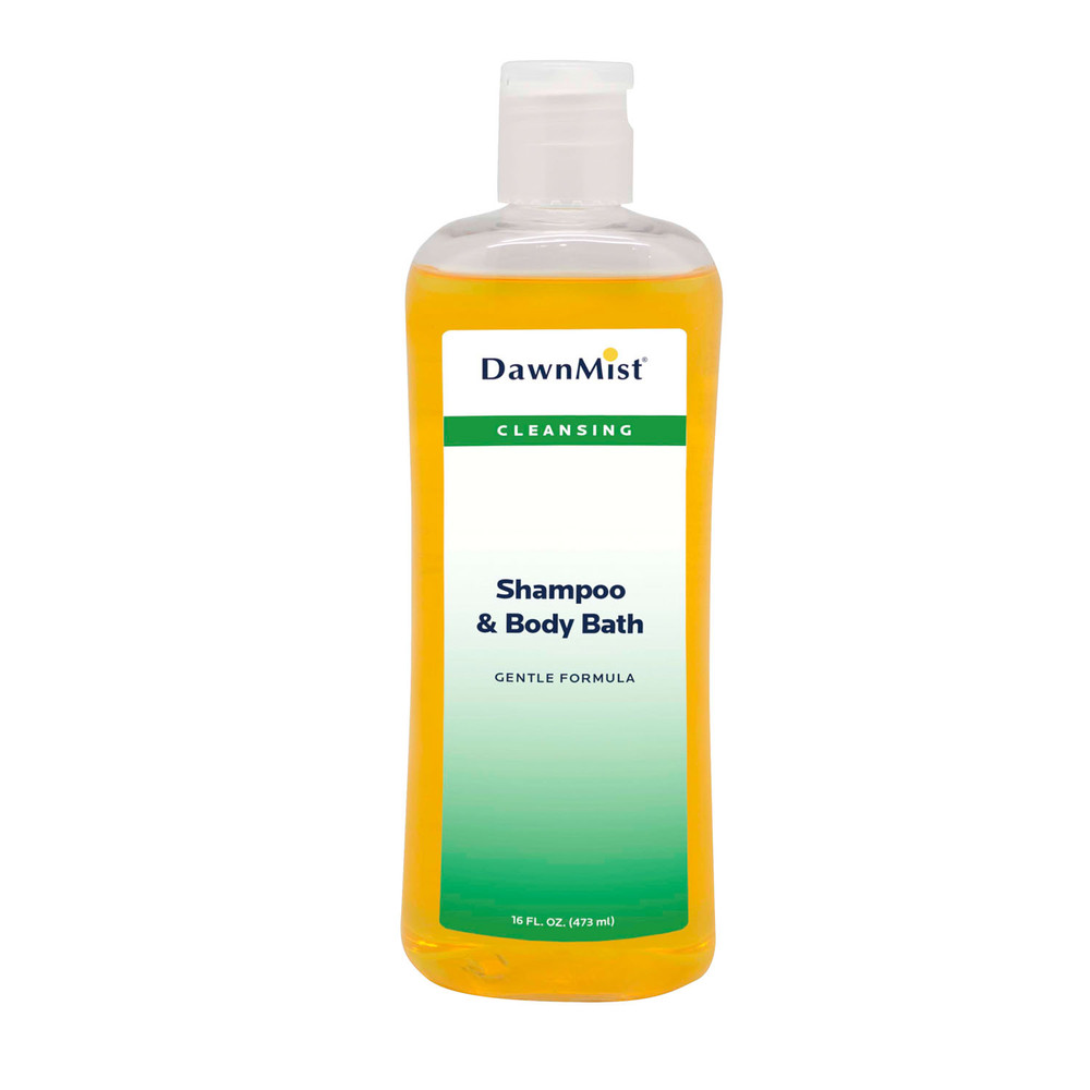 Dukal Corporation  MS16 Shampoo & Body Bath, 16 oz Bottle with Dispensing Cap, 12/cs