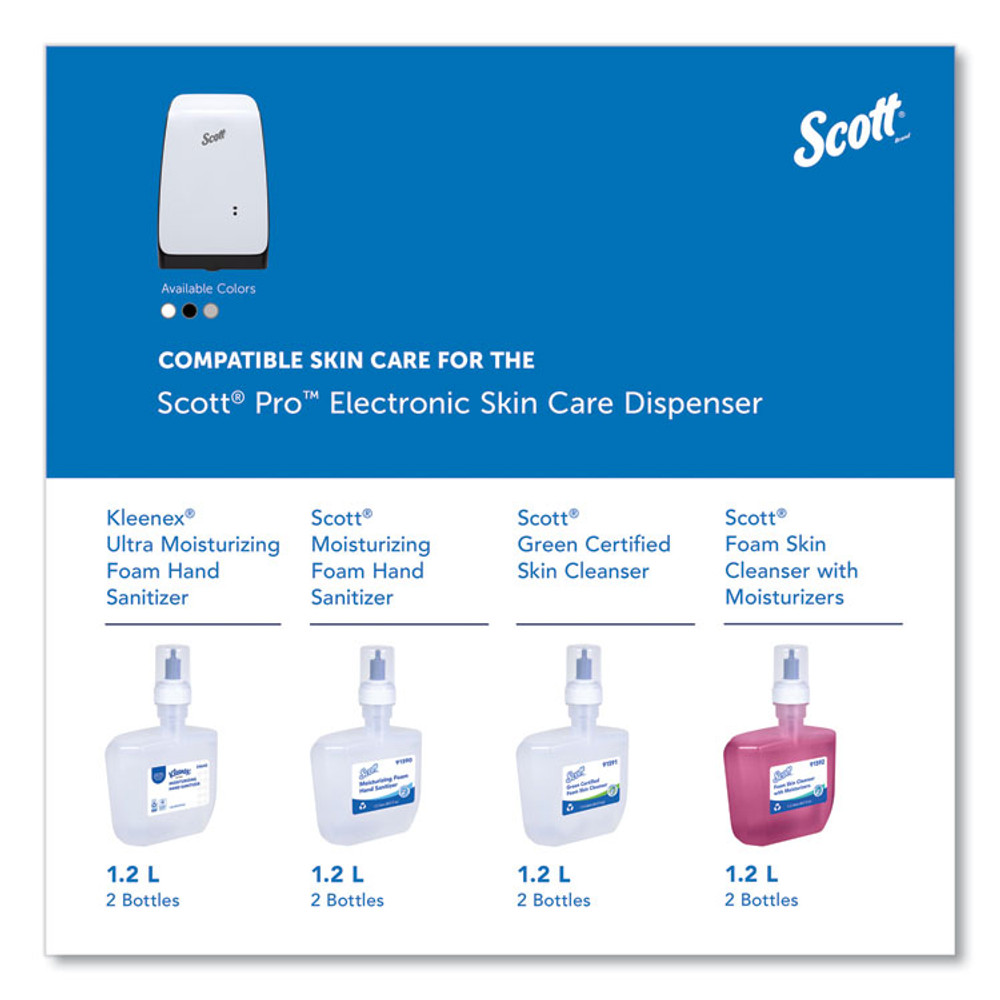 KIMBERLY-CLARK PROFESSIONAL Scott® 32499 Electronic Skin Care Dispenser, 1,200 mL, 7.3 x 4 x 11.7, White