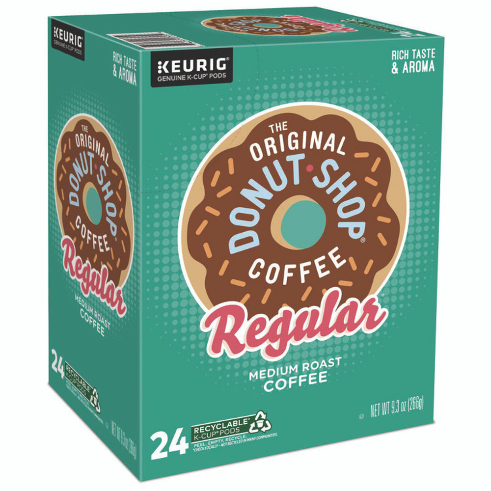 KEURIG DR PEPPER The Original Donut Shop® 60052101CT Donut Shop Coffee K-Cups, Regular, 96/Carton
