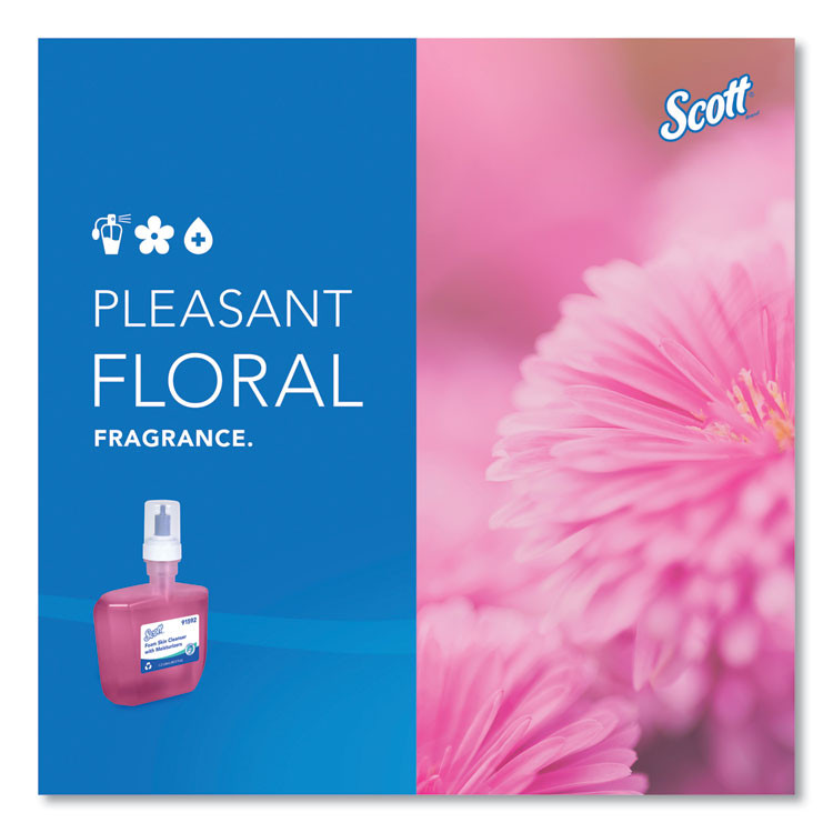 KIMBERLY-CLARK PROFESSIONAL Scott® 91592 Pro Foam Skin Cleanser with Moisturizers Refill, Citrus Floral Scent, 1.2 L, 2/Carton