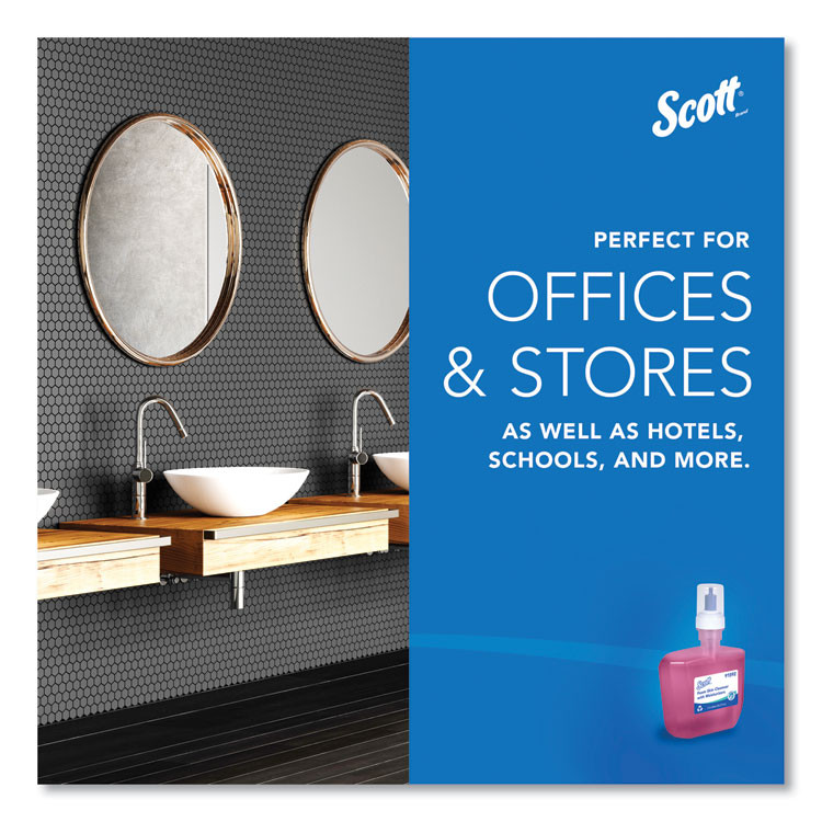 KIMBERLY-CLARK PROFESSIONAL Scott® 91592 Pro Foam Skin Cleanser with Moisturizers Refill, Citrus Floral Scent, 1.2 L, 2/Carton