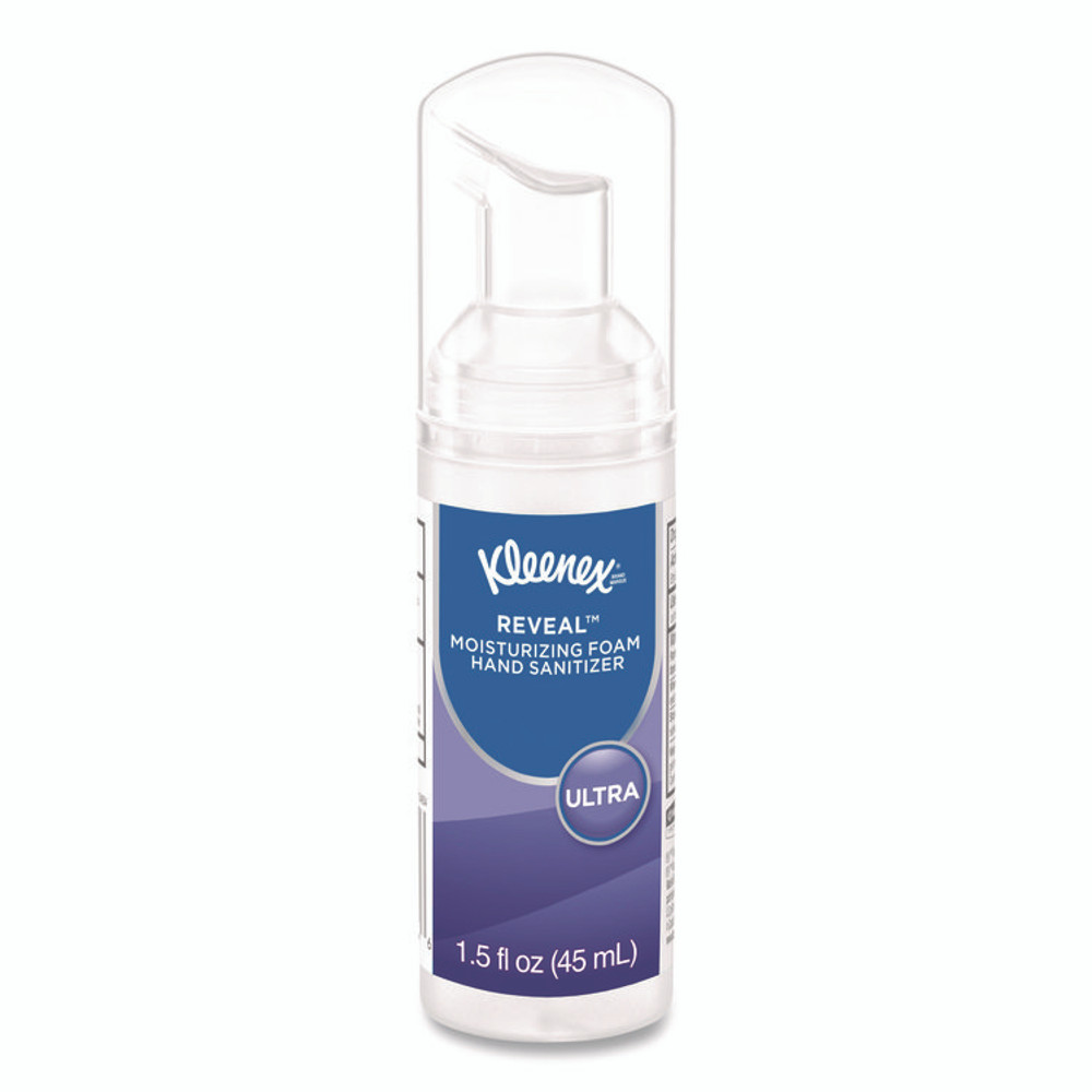 KIMBERLY-CLARK PROFESSIONAL Kleenex® 34604EA Ultra Moisturizing Foam Hand Sanitizer, 1.5 oz Pump Bottle, Unscented