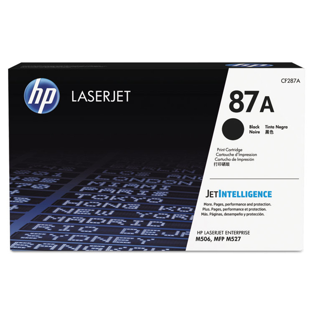 HP INC CF287A HP 87A, (CF287A) Black Original LaserJet Toner Cartridge