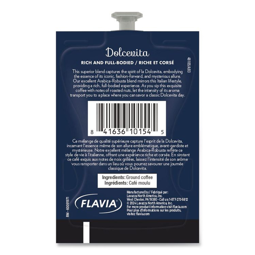 LAVAZZA FLAVIA® 48105 Classico Coffee Freshpack, 76/Carton