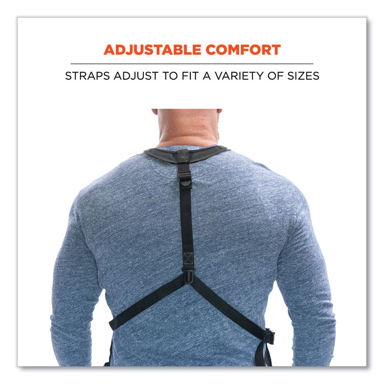 TENACIOUS HOLDINGS, INC. ergodyne® 13690 Arsenal 5700 16-Pocket Apron, 16 Compartments, 20.8 x 23.6, Canvas, Gray