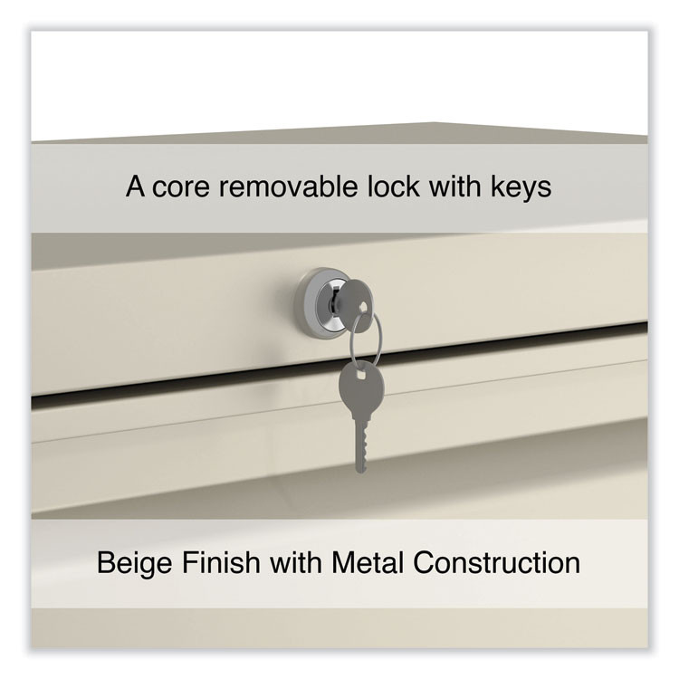 ALERA HLF3654PY Lateral File, 4 Legal/Letter-Size File Drawers, Putty, 36" x 18.63" x 52.5"