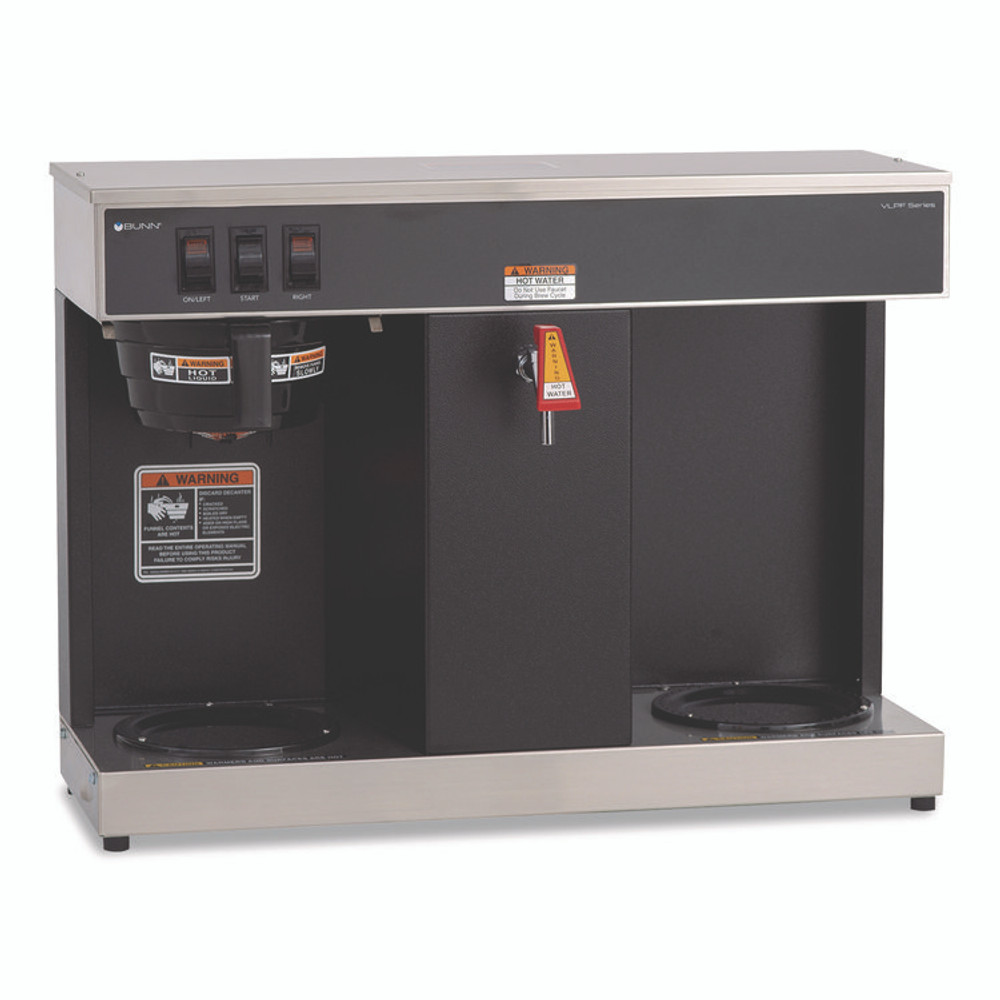 BUNN-O-MATIC 074000005 VLPF 12-Cup Automatic Coffee Brewer, Gray/Stainless Steel