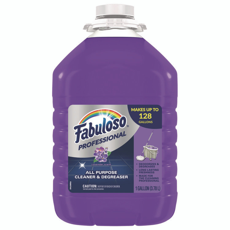 COLGATE PALMOLIVE, IPD. Fabuloso® 05253 All-Purpose Cleaner, Lavender Scent, 1 gal Bottle, 4/Carton