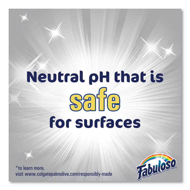 COLGATE PALMOLIVE, IPD. Fabuloso® 05253 All-Purpose Cleaner, Lavender Scent, 1 gal Bottle, 4/Carton