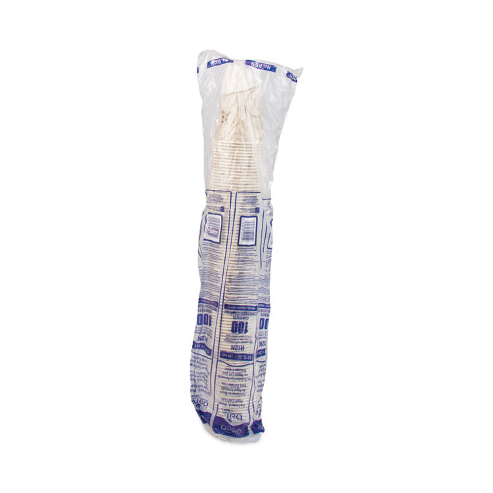 DART SOLO® R12NSYM Symphony Treated-Paper Cold Cups, 12 oz, White/Beige/Red, 100/Bag, 20 Bags/Carton