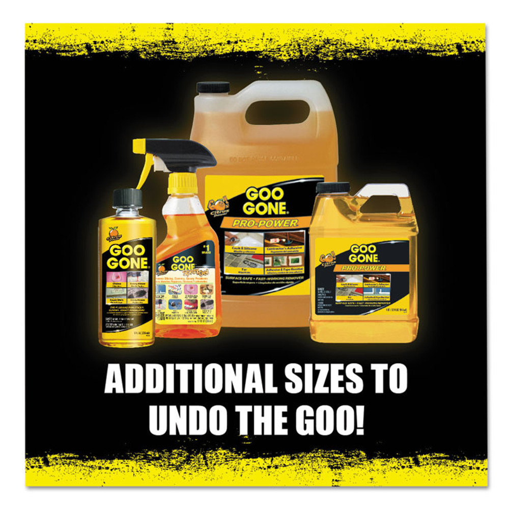 WEIMAN Goo Gone® 2096 Spray Gel Cleaner, Citrus Scent, 12 oz Spray Bottle, 6/Carton