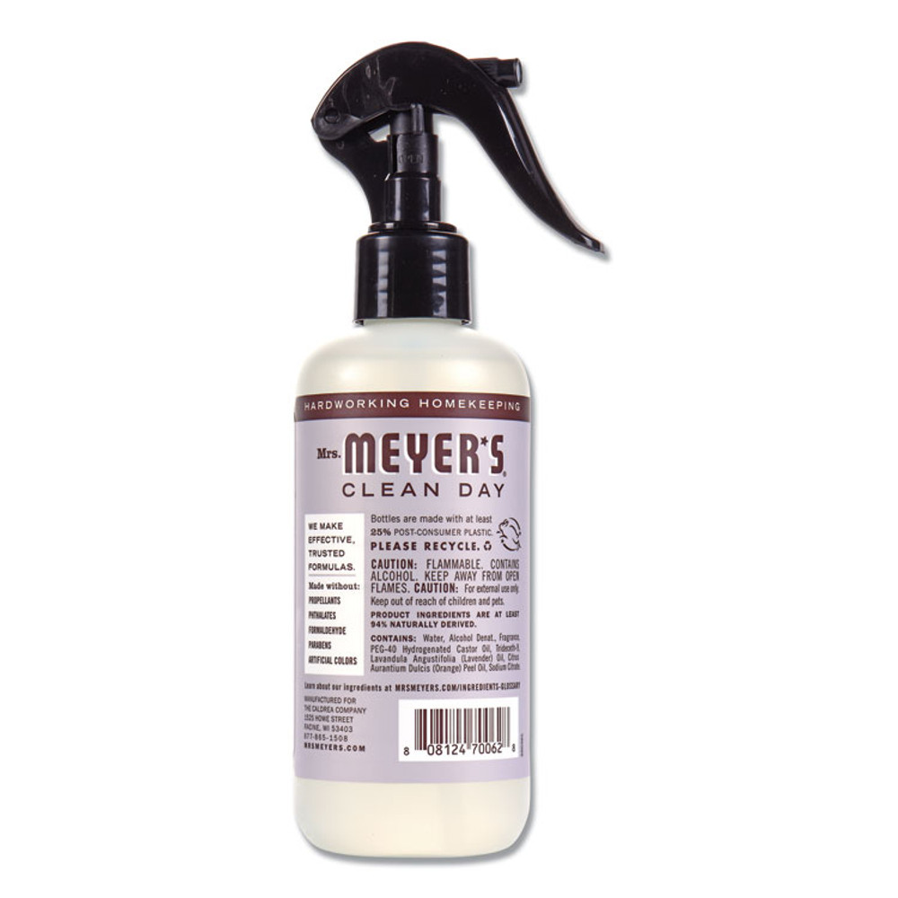 THE CALDREA COMPANY Mrs. Meyer's® 670763EA Clean Day Room Freshener, Lavender, 8 oz, Non-Aerosol Spray