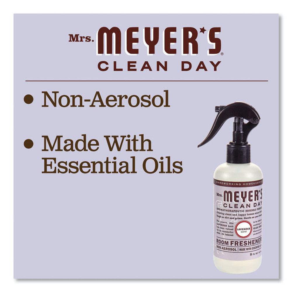 THE CALDREA COMPANY Mrs. Meyer's® 670763EA Clean Day Room Freshener, Lavender, 8 oz, Non-Aerosol Spray