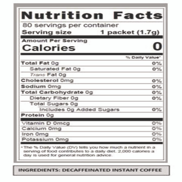 NESTLE Nescafé® 66488CT Taster's Choice Stick Pack, Decaf, 0.06oz, 80/Box, 6 Boxes/Carton