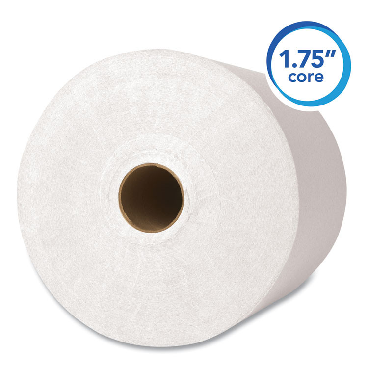 KIMBERLY-CLARK PROFESSIONAL Scott® 02000 Essential High Capacity Hard Roll Towels for Business, Absorbency Pockets, 1-Ply, 8" x 950 ft, 1.75" Core, White, 6 Rolls/CT