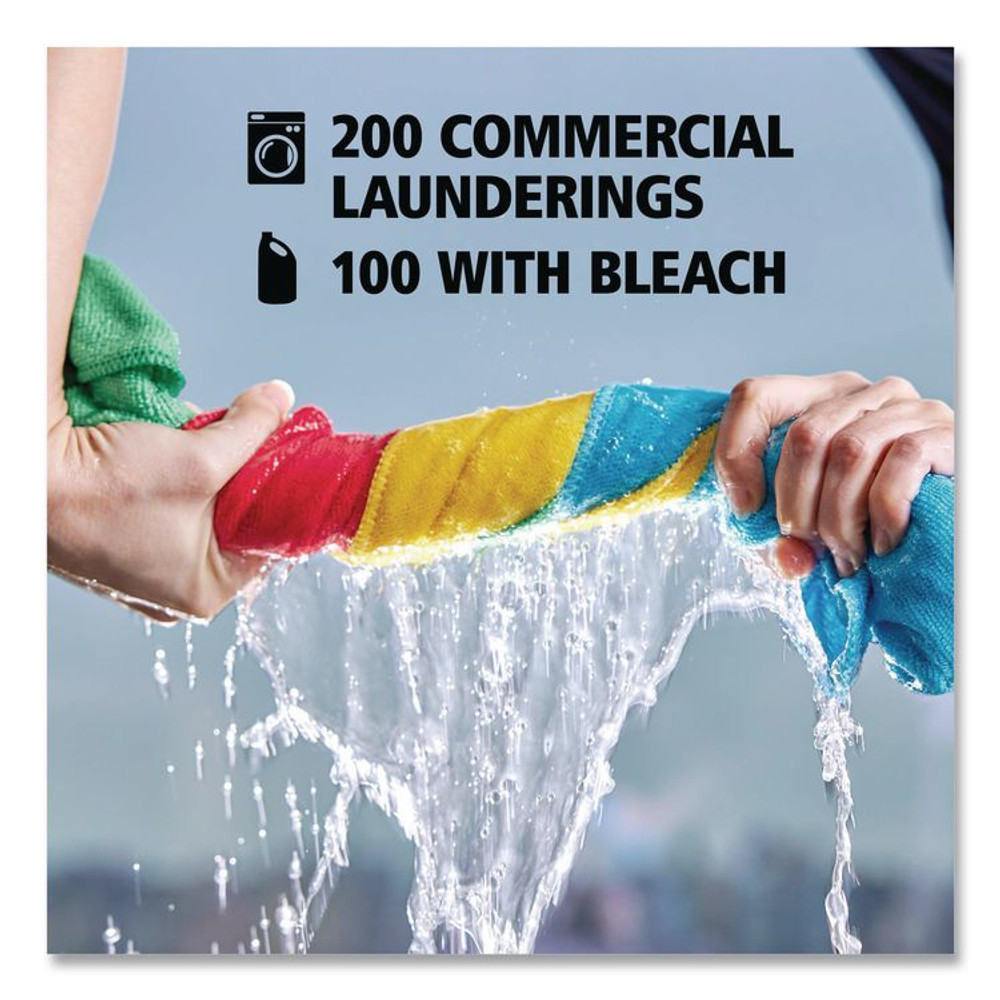 RUBBERMAID COMMERCIAL PROD. 1820584 Microfiber Cleaning Cloths, 16 x 16, Yellow, 24/Pack
