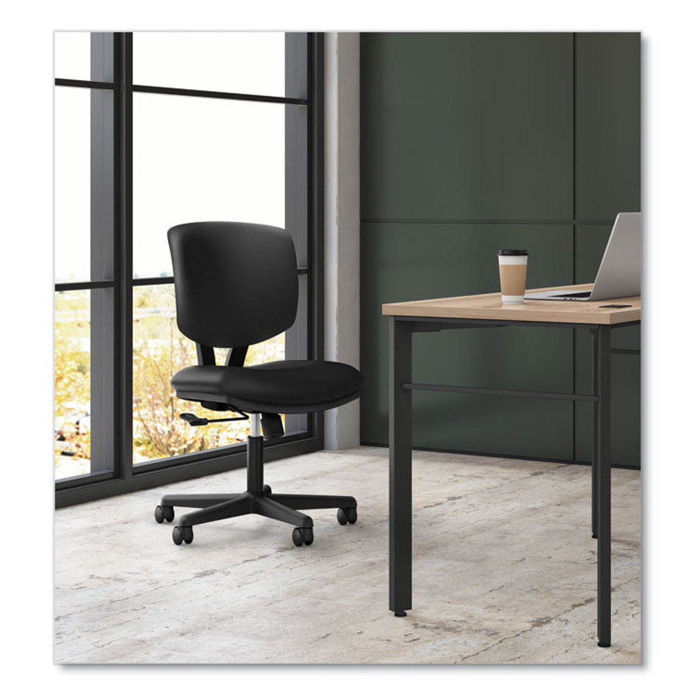 HON COMPANY 5701GA10T Volt Series Task Chair, Supports Up to 250 lb, 18" to 22.25" Seat Height, Black
