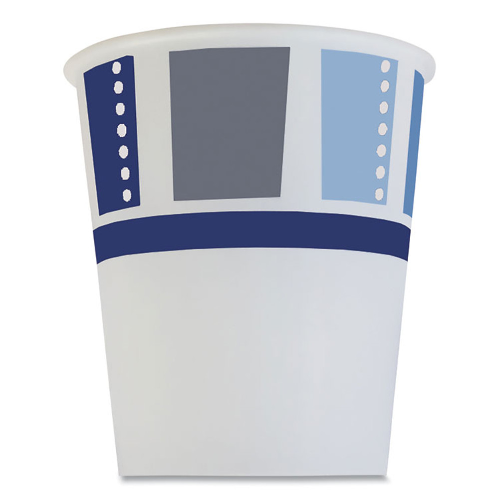 AJM PACKAGING CORP. Corporation DC3MW012200A Heavy Duty Cold Cups, 3 oz, Paper, Modernware Design, 2,400/Carton