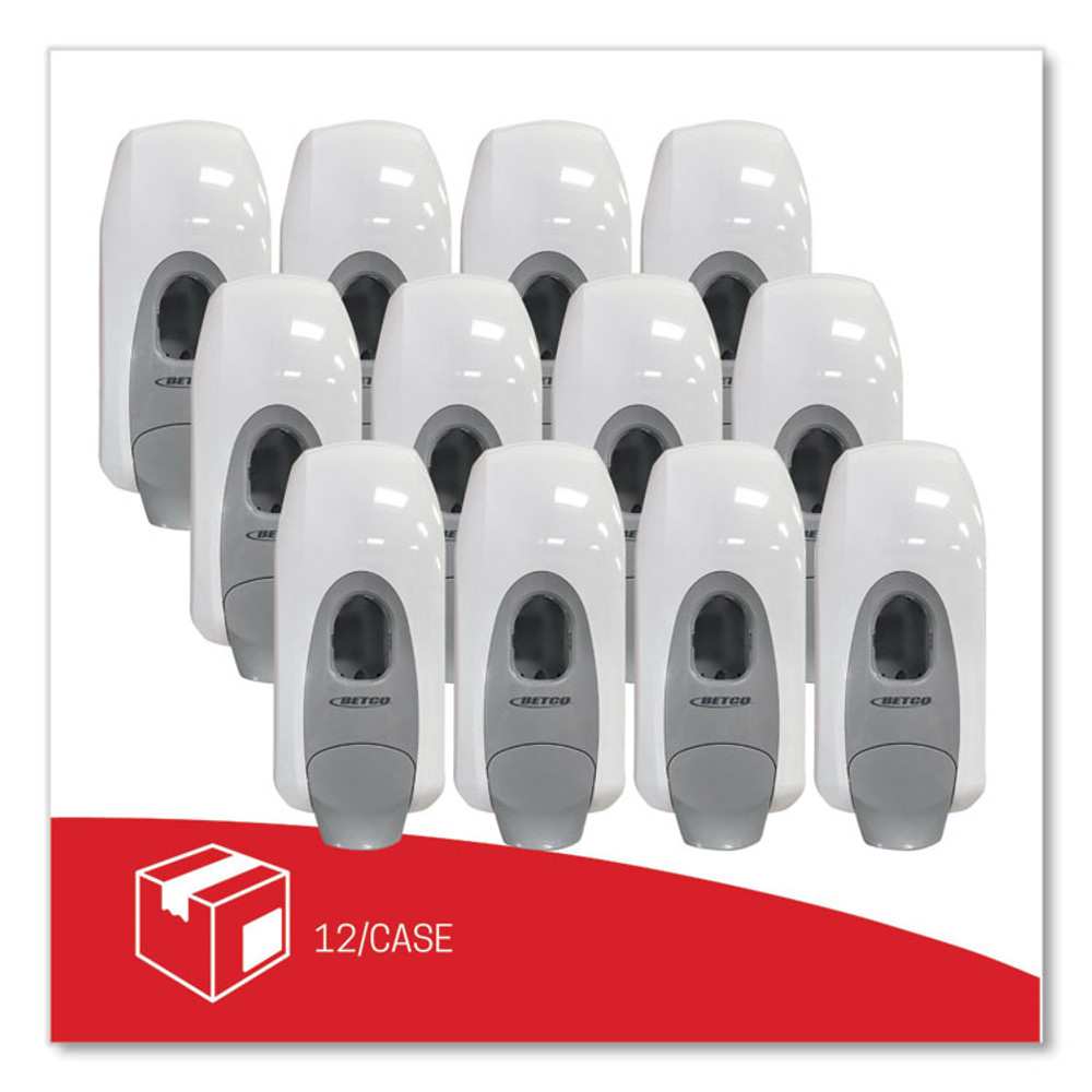 BETCO CORPORATION 9254200 Clario Dispensing System Manual Foam Dispenser, 1,000 mL, 5.11 x 3.85 x 11.73, White, 12/Carton