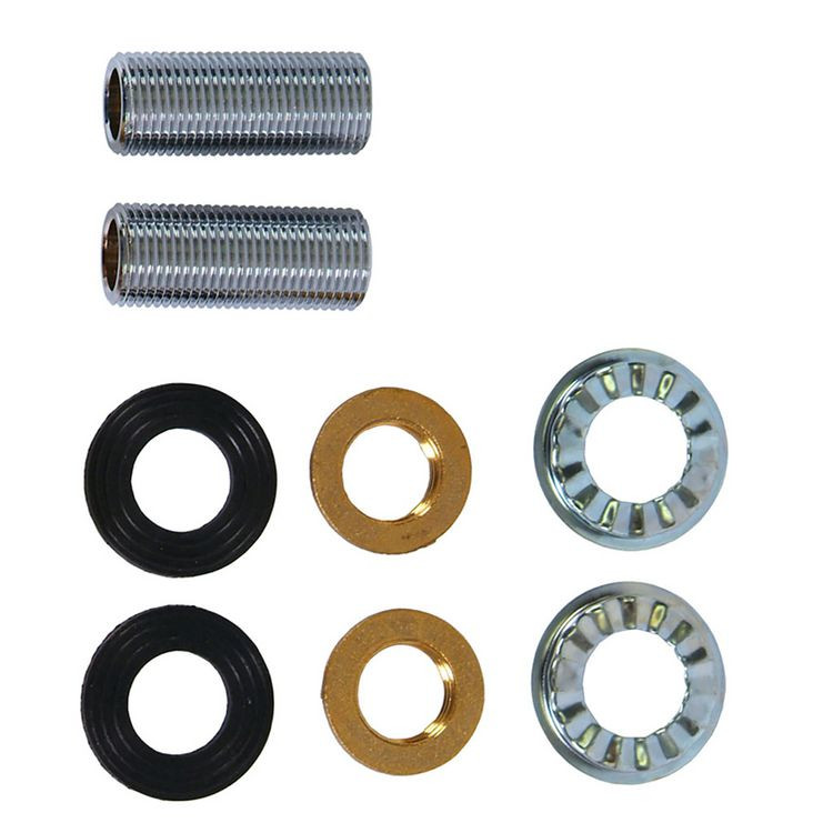 BK RESOURCES BKD3G WorkForce Standard Duty Faucet. 7.88" Height/3.5" Reach, Chrome-Plated Brass