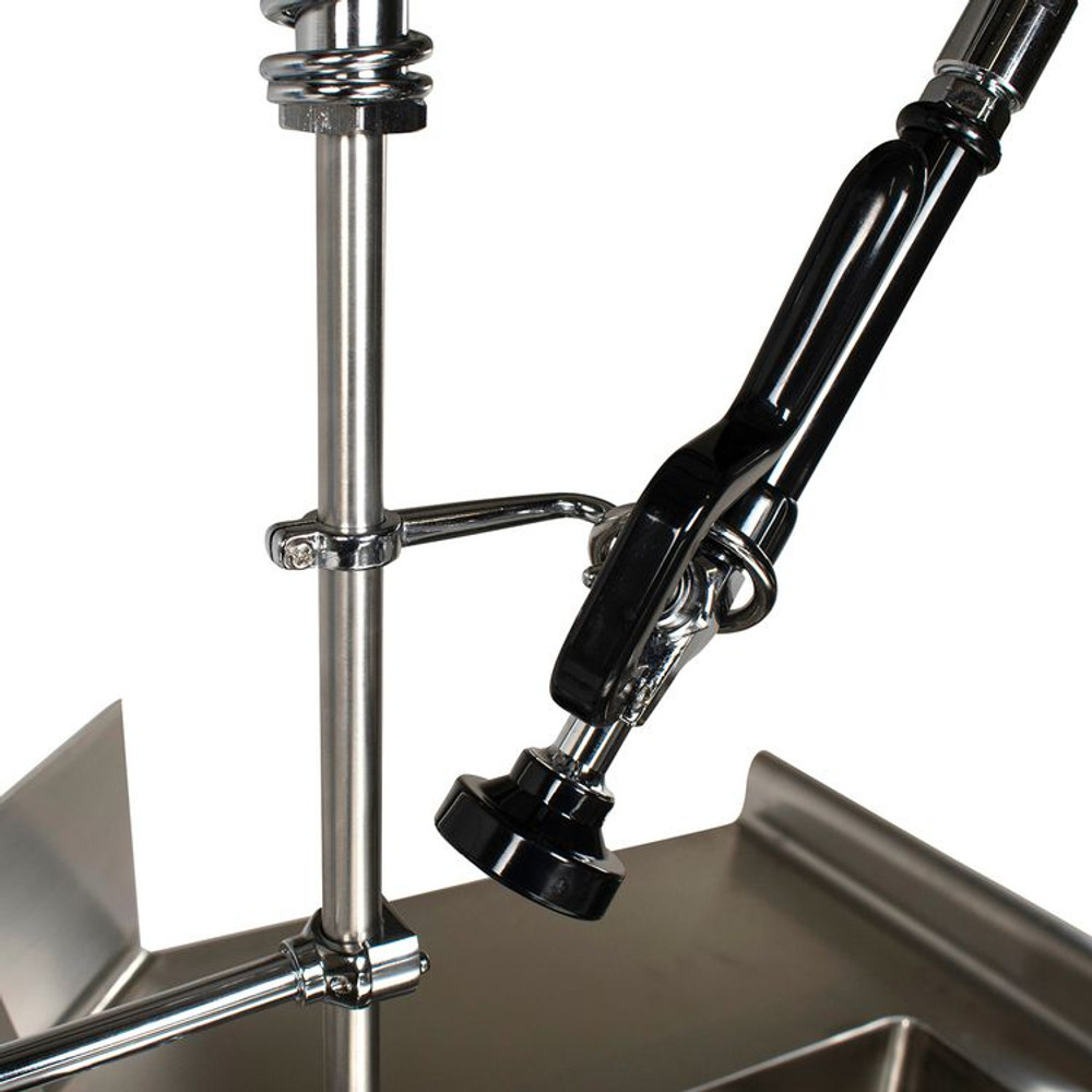 BK RESOURCES BKFVSMPRWBM WorkForce Prerinse Add-A-Faucet, 8" Height, Chrome