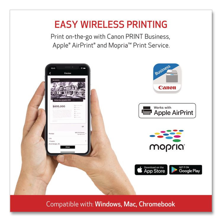 INNOVERA Canon® 5621C004 imageCLASS MF275dw Wireless Multifunction Laser Printer, Copy/Fax/Print/Scan