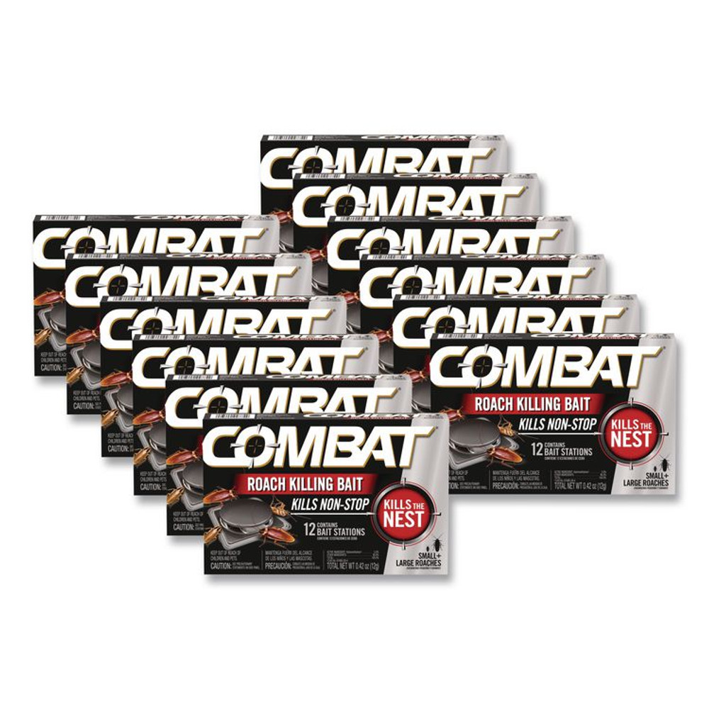 DIAL PROFESSIONAL Combat® 05701 Roach Bait Insecticide, 0.42 oz, 12/Pack, 10 Packs/Carton