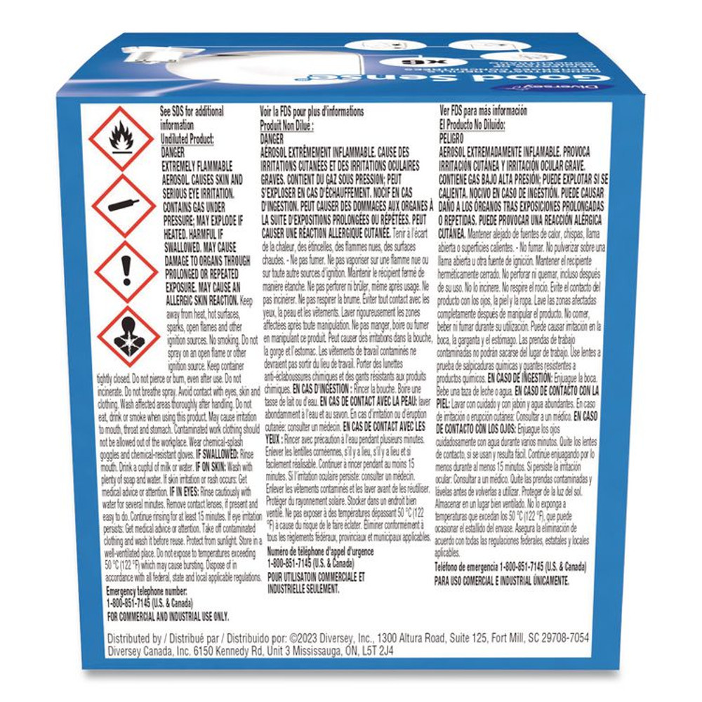 DIVERSEY 101109644 Good Sense Automatic Spray System, Fresh Scent, Yellow, 0.67 oz Cartridge, 12/Carton