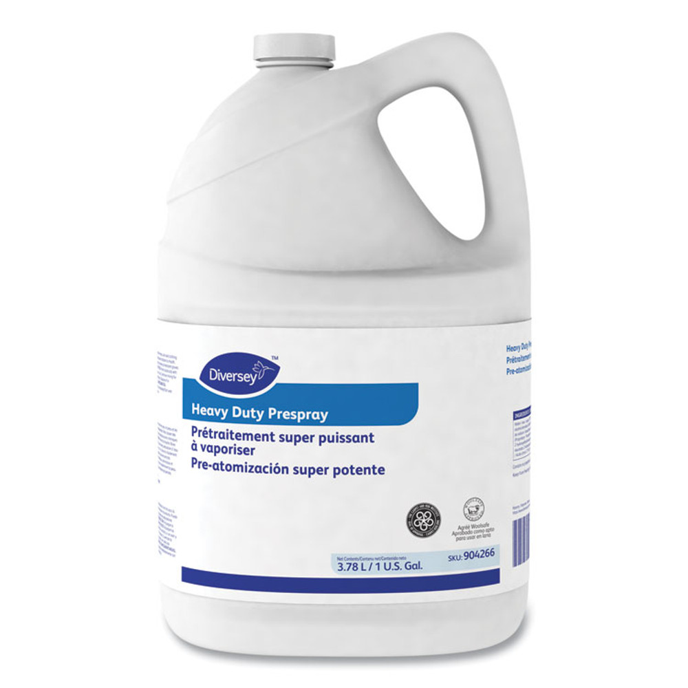 DIVERSEY 101109737 Carpet Cleanser Heavy-Duty Prespray, Fruity Scent, 1 gal Bottle, 4/Carton