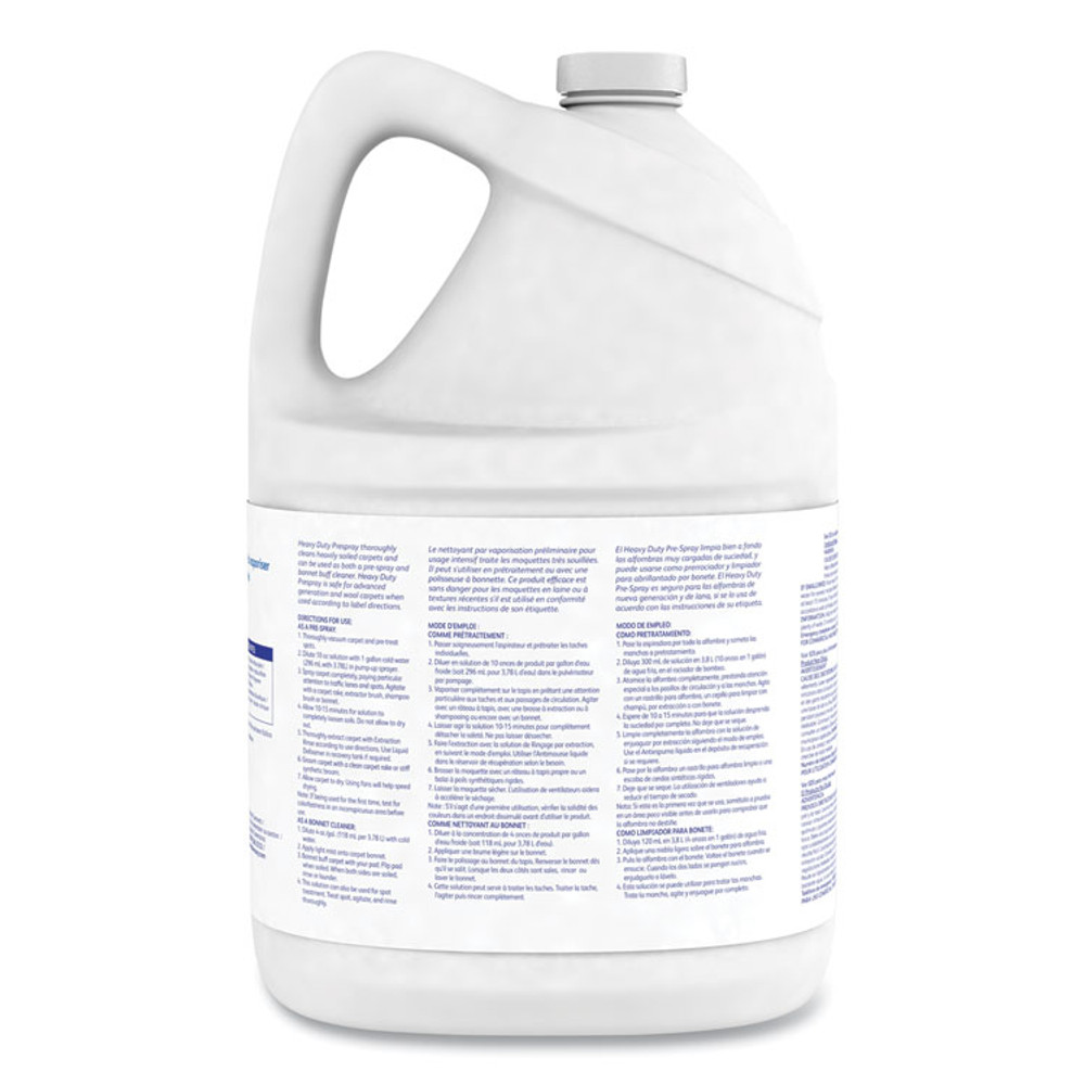 DIVERSEY 101109737 Carpet Cleanser Heavy-Duty Prespray, Fruity Scent, 1 gal Bottle, 4/Carton