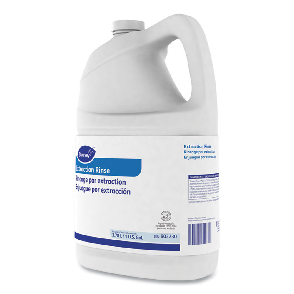 DIVERSEY 101109760 Carpet Extraction Rinse, Floral Scent, 1 gal Bottle, 4/Carton