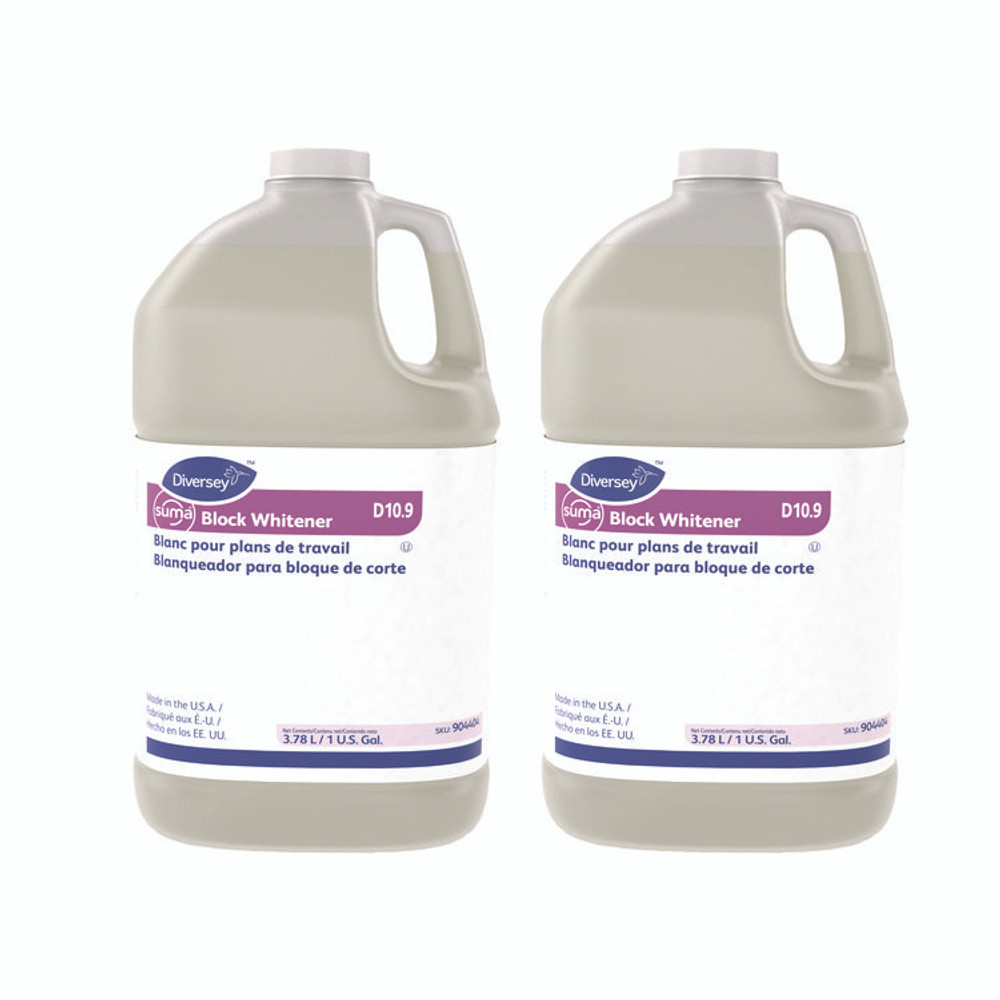 DIVERSEY 101109766 Suma Block Whitener, 1 gal Bottle, 4/Carton