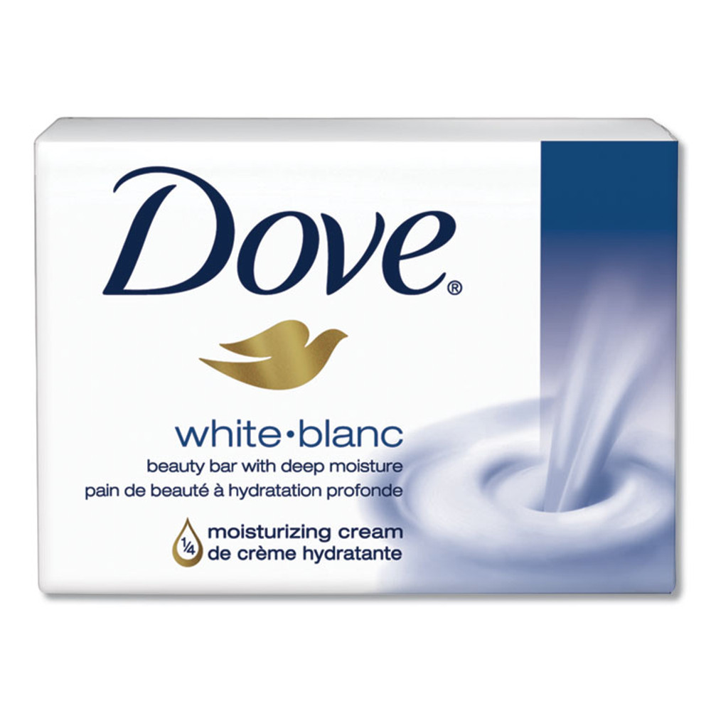 UNILEVER Dove® CB370944 Moisturizing Bar Soap, Pleasant Scent, 3.15 oz, 48/Carton