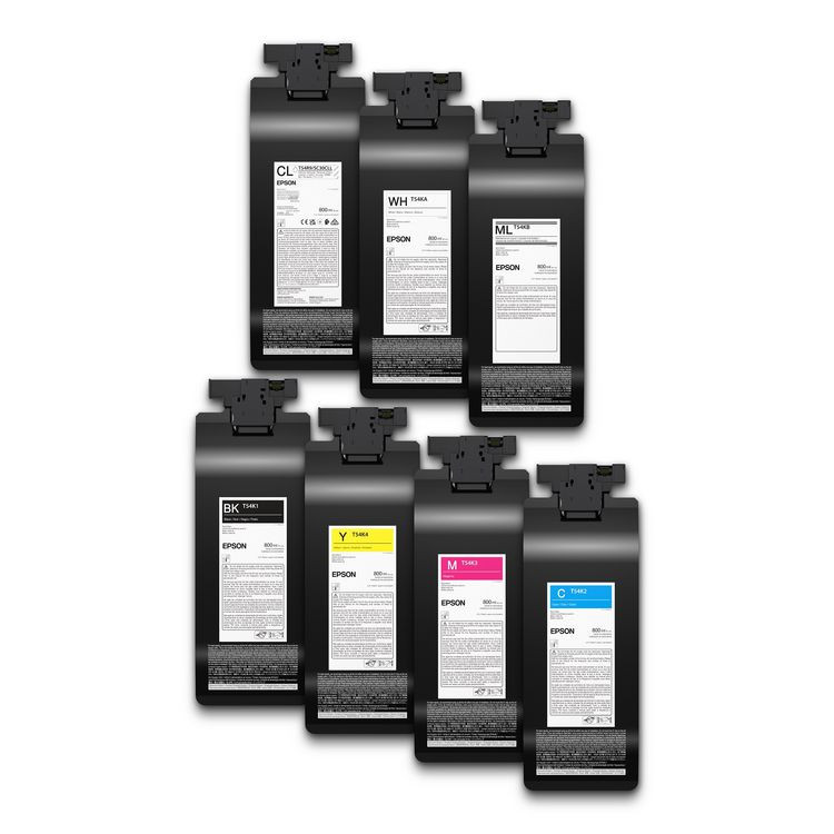 EPSON AMERICA, INC. T54K220 T54K220 (T54K) UltraChrome DG2 Ink, 800 mL, Cyan